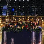 lighting garland, floral composition, best florist poland, wedding planner krakow