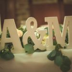 newlyweds initialss, decoration, wedding coordinator krakow