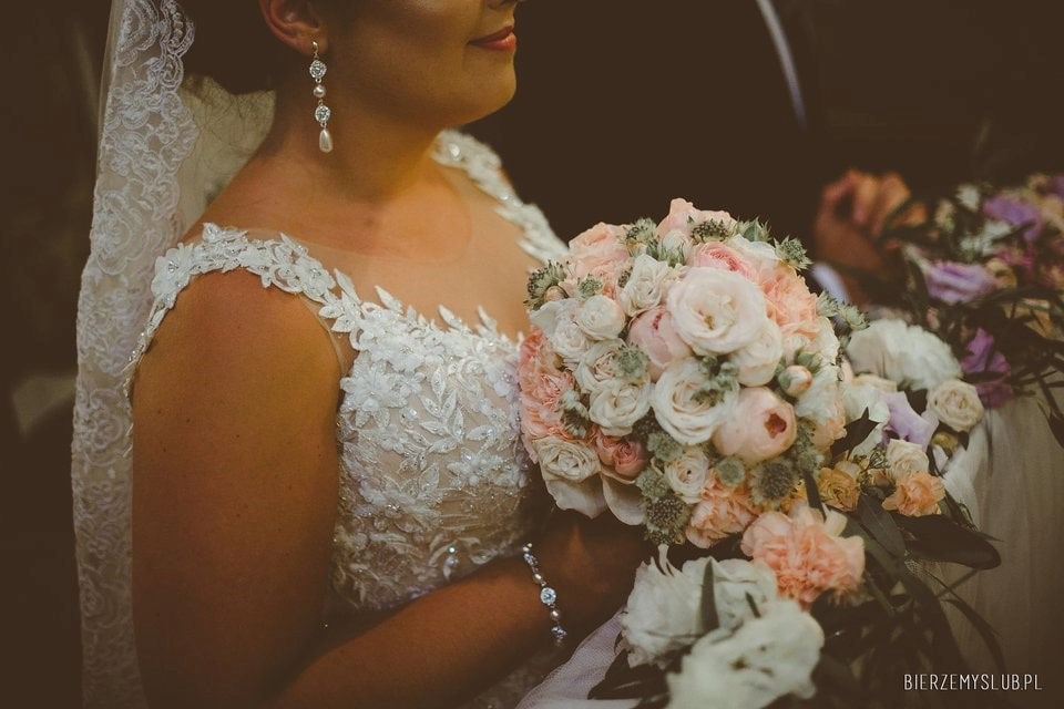 pastel wedding classic bouquet, wedding planner krakow