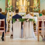 decorations in church, catholic regilious wedding, poland